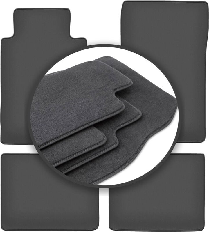 Premium Autoteppiche für: Mercedes E W124 Limousine, Kombi (1984-1997)