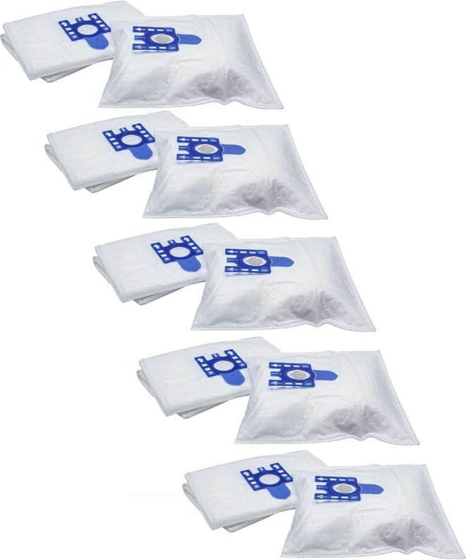 50x Staubsaugerbeutel kompatibel mit Miele Parquet 800, Premium 5000 Staubsauger - Mikrovlies, Typ g/h/n, 30cm x 22cm, B...