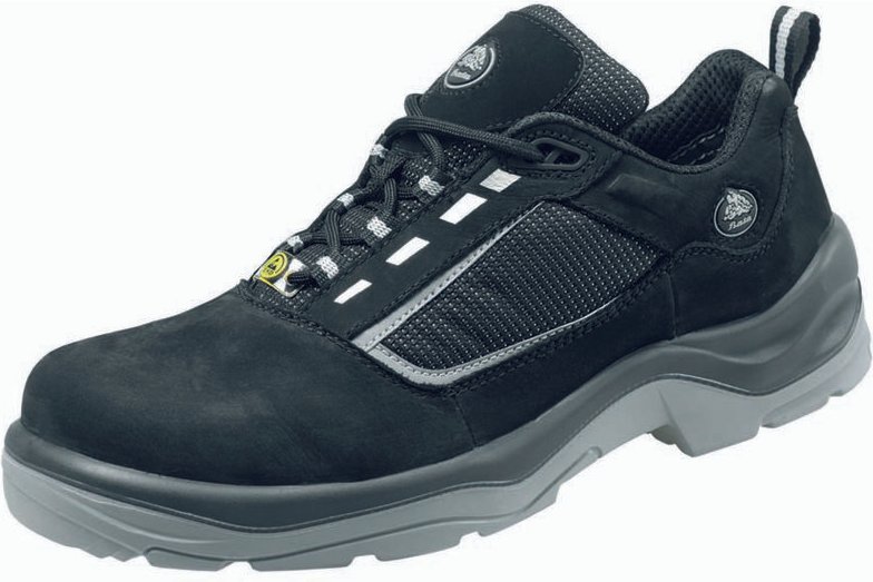 Bata - Sicherheits-Halbschuh S2 saxa esd Nubukleder schwarz/grau Gr. 41 xw