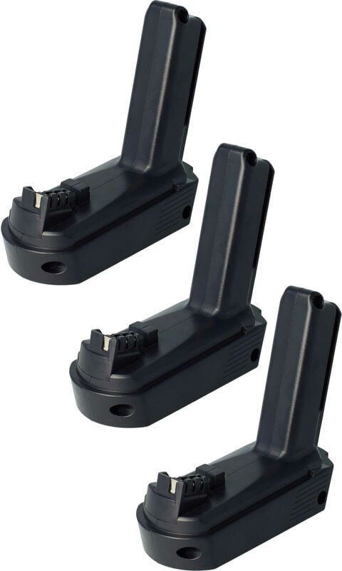 Extensilo - 3x Akku kompatibel mit Festool txs Li, txs 2.6 Li Set Elektrowerkzeug (2500 mAh, Li-Ion, 10,8 v)