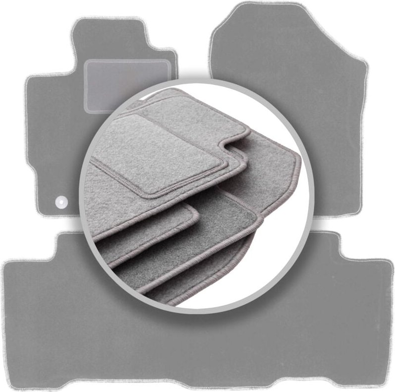 Graue Automatten für: Toyota Verso-S Minivan (2010-2015)