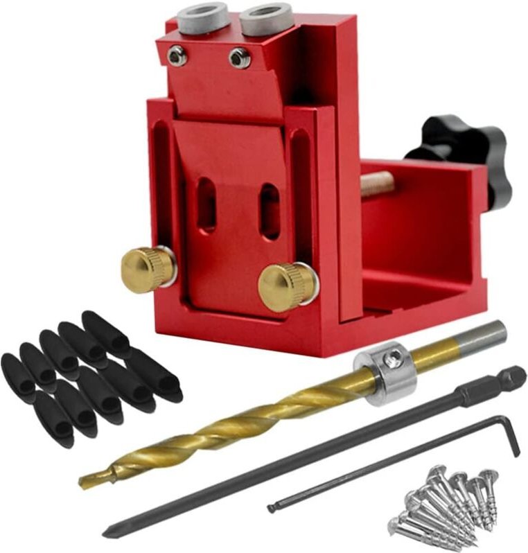 9,0 mm Zimmermanns-Kombinationsset zum Bohren und Lokalisieren von Schräglöchern, Hilfswerkzeuge für die Holzbearbeitung...