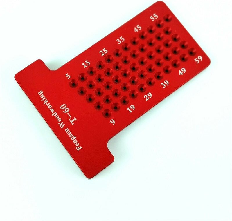 Thumbnail - T-Messlineal – Messlineal – Präzisionsmarkierung – Aluminiumlegierung – metrisches Holzbearbeitungswerkzeug T60 Mini Scr...
