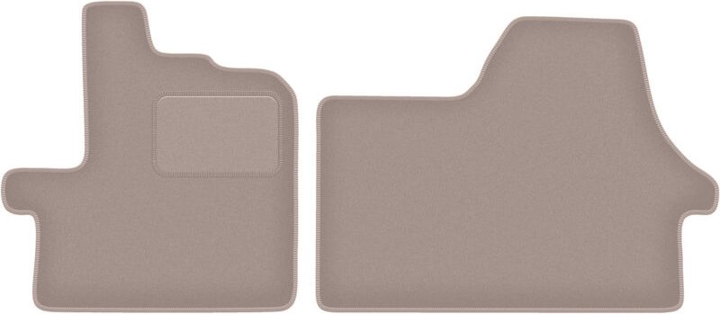 Beige Veloursmatten für: Fiat Ducato IV Kastenwagen (2014 - )