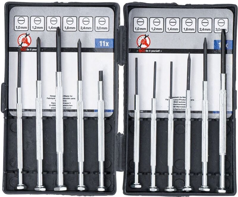 Feinmechaniker-Schraubendreher-Satz 11-tlg.