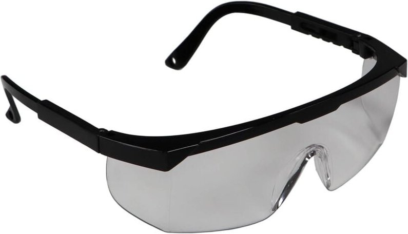 Markenlos - Vollsicht Arbeitsbrille Augen Schutzbrille farblos klar transparent Vollsichtbrille