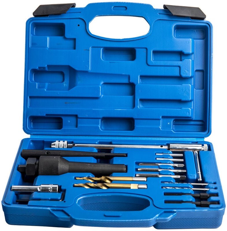 Maxpeedingrods - Glühkerzen Ausbohr Werkzeug M8 M10 Gewinde Reparatur Satz for Mercedes Audi vw Ausbohr Werkzeug Set Aus...