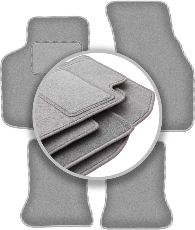 Graue Automatten für: Volkswagen Golf I Cabrio (1979-1993)