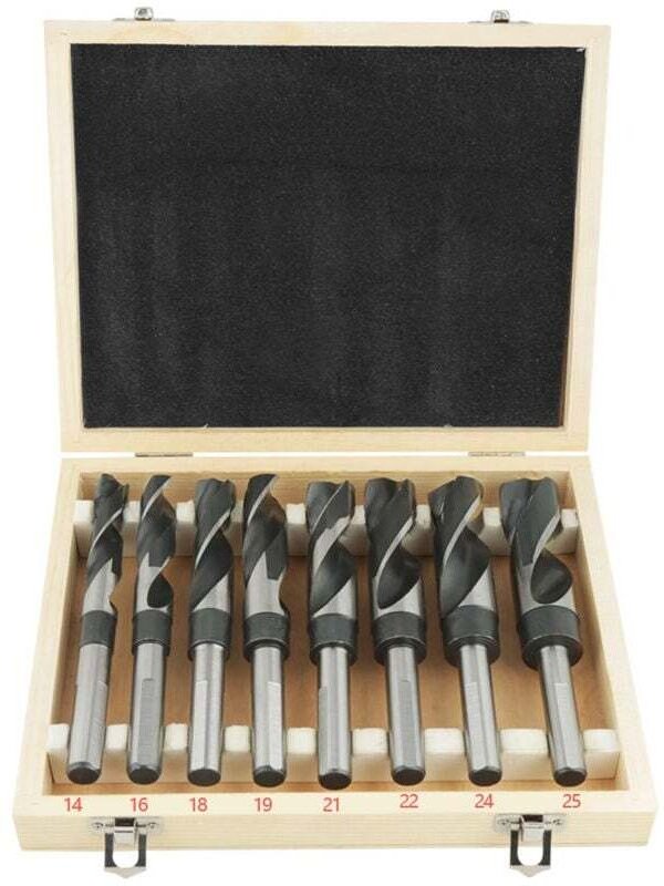 8-teiliges HSS-Spiralbohrer-Set, Metallbohrer aus Stahl, HSS-Schaftbohrer-Set, wärmebehandelte Bohrer-Sets 14 mm, 16 mm,...