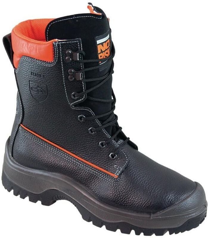 Forstsicherheitsstiefel NoRisk Größe 46 schwarz / orange - 39113-46
