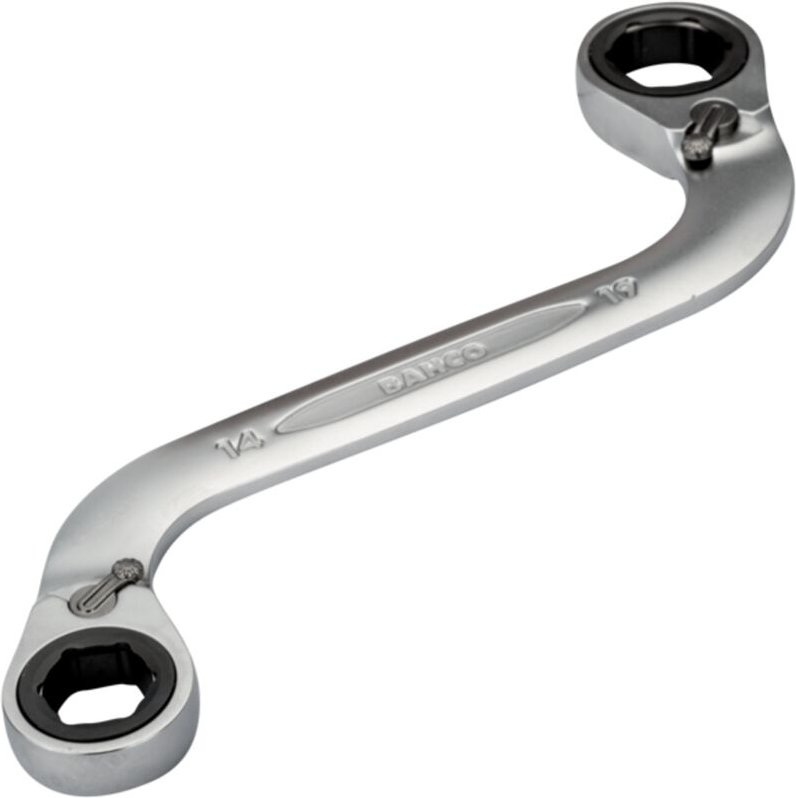 Bahco 14-19 mm Knarren-Ringschlüssel, S-Typ, verchromt, 200 mm