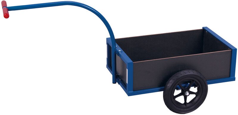 VARIOfit Leichter Handwagen mit Bordwand und Luftbereifung 690x425mm