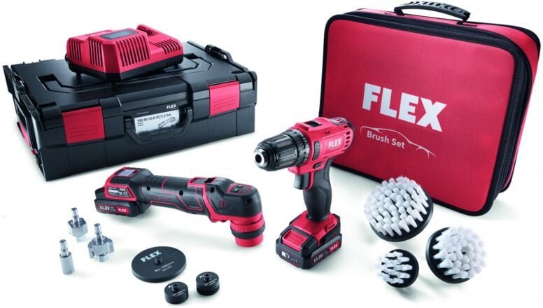 FLEX Brush-Set PXE 80 10,8-EC/Set + DD 2G 10,8-LD (513547)