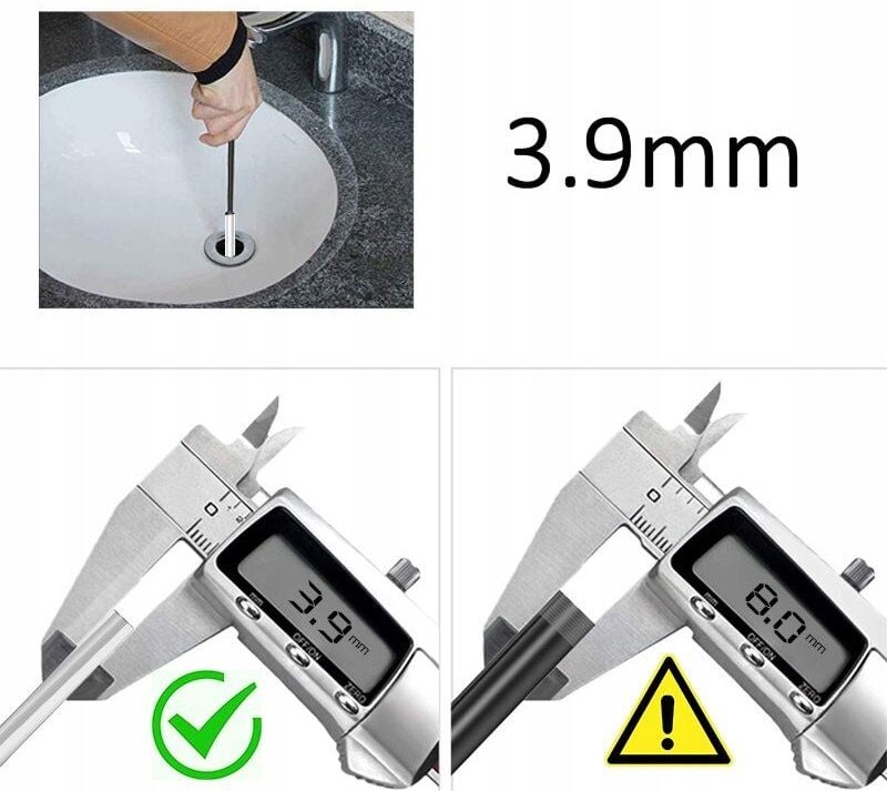 ENDOSKOP-INSPEKTIONSKAMERA ANDROID PC APP JPG AVI 3,9 mm 3,5 m 6LED IP67