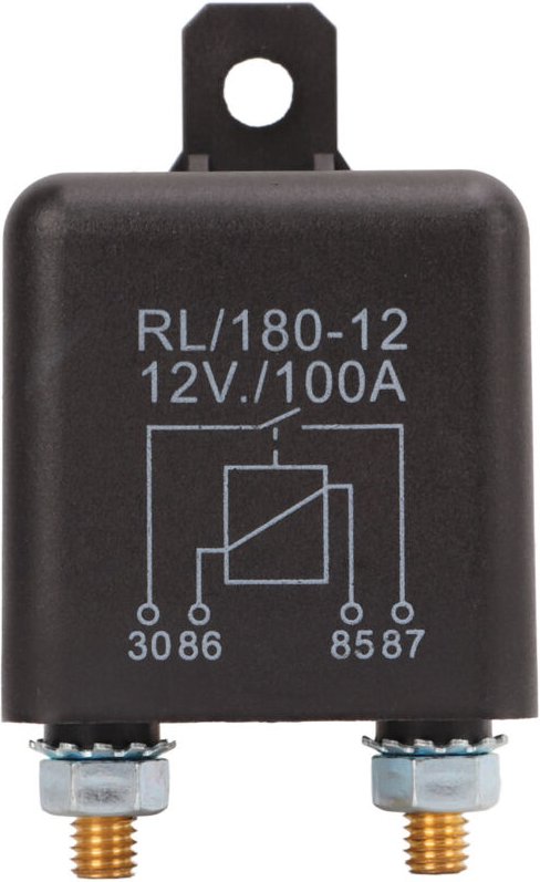 Jeffergarden - Starter-Relais, Batterie-Trenn-Laderelais-Schalter für Autos, Motorräder, Anlasser, Motoren, gps, 12 v