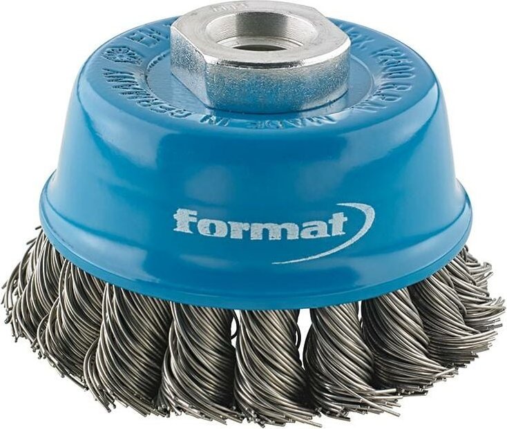 Topfbürste Stahldraht gezopft M14 65x0,50mm - Format