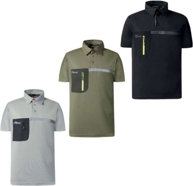 U Power Libra Arbeits-T-Shirt - xxxxl - Schwarze