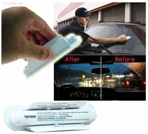 Autres pièce de rechange pour voiture, 2x aquapel applicateur par-brise verre traitement eau pluie répulsif repousse neu...