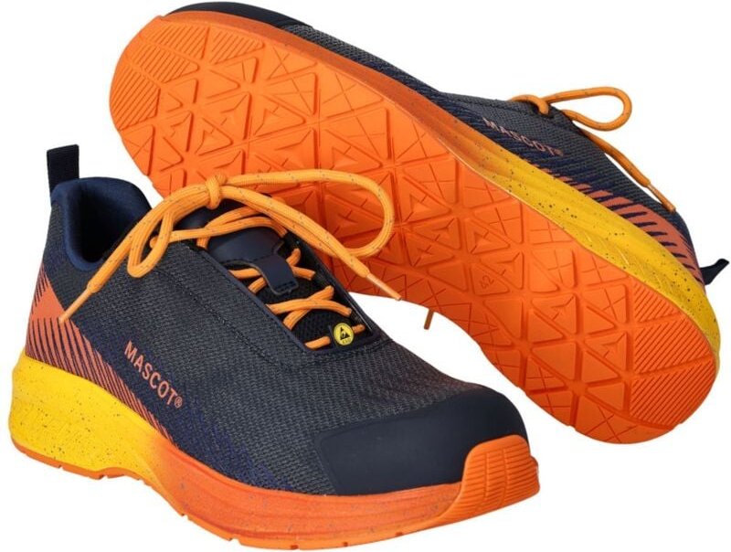 Sicherheitshalbschuh footwear customized F1600-909 S1PS Gr. 38 dark navy/bright orange - Mascot