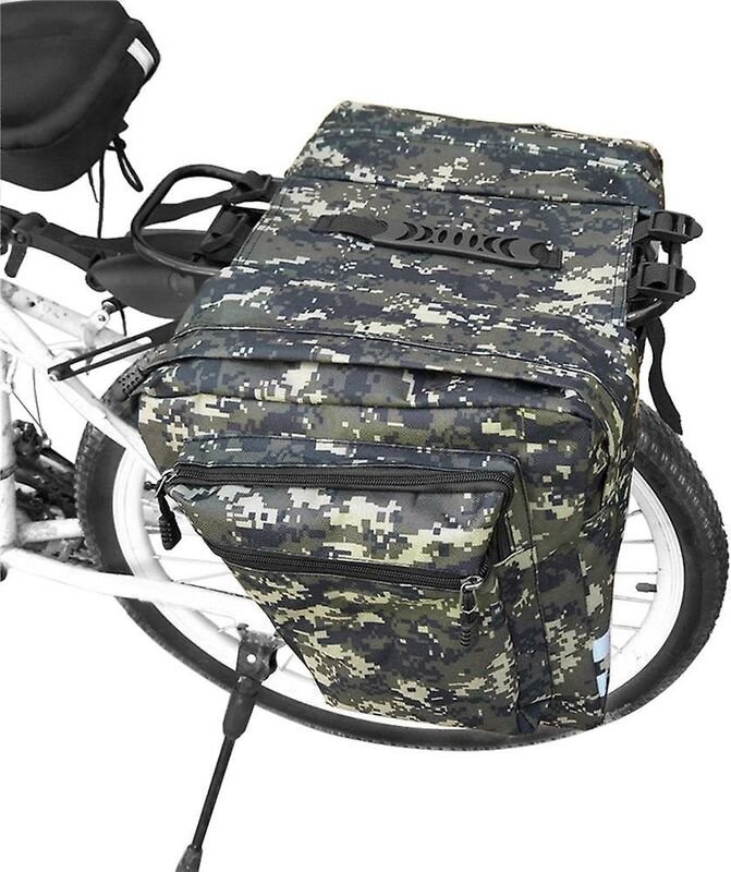 Fahrrad-Rücksitztasche, Fahrradträger, doppelte Gepäcktasche, Lebensmittelaufbewahrung, Tragetaschen-Pack