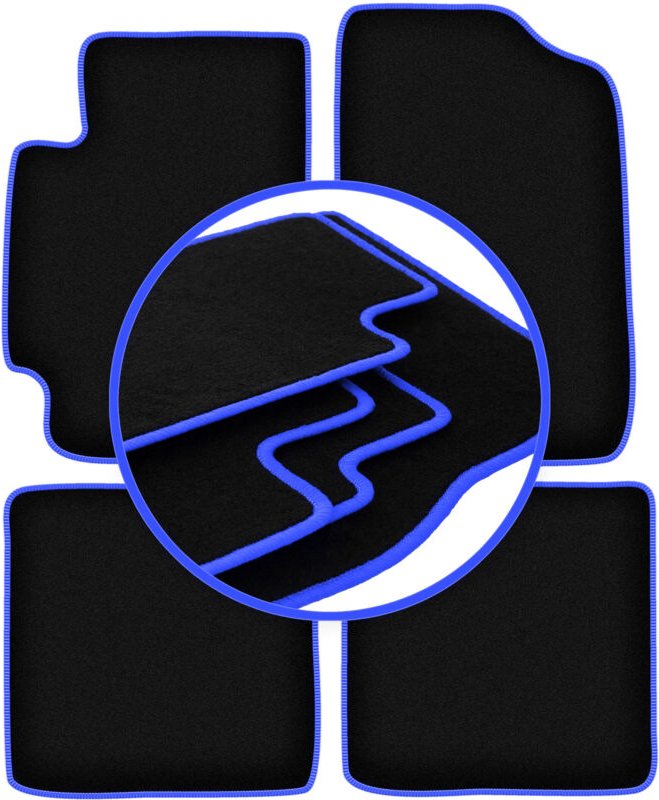 CARLUX-BLUE Autofußmatten für: Toyota Avalon I Limousine (1994-1999)