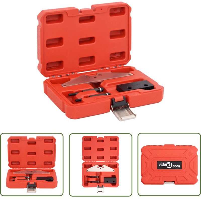The Living Store - 4-tlg. Motoreinstellwerkzeug-Set für Fiat 1,4 12 v - Motoren Werkzeug - Fiat Werkstatt - Auto Reparat...