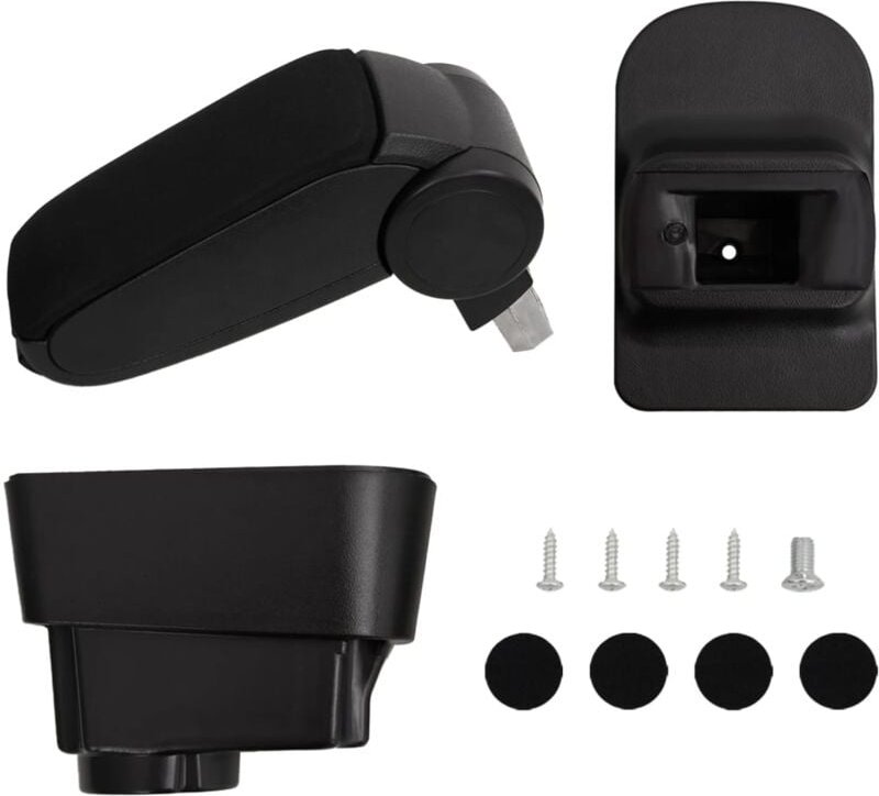 Destockoutils - Auto-Armlehne Schwarz 11x35x(32-49) cm abs vidaXL