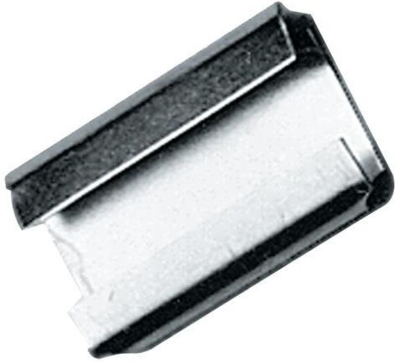 Verschlusshülse B13xL27mm f.13mm Verpackungsstahlband verz.