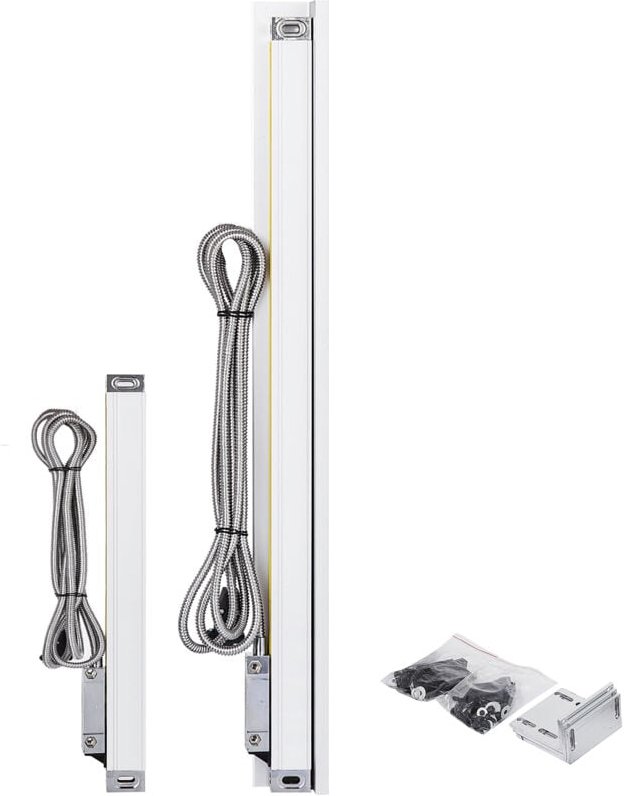 2 Präzisions-Linearmaßstäbe - 250 mm (10 Zoll) und 1000 mm (40 Zoll) für genaue Messungen - Mophorn