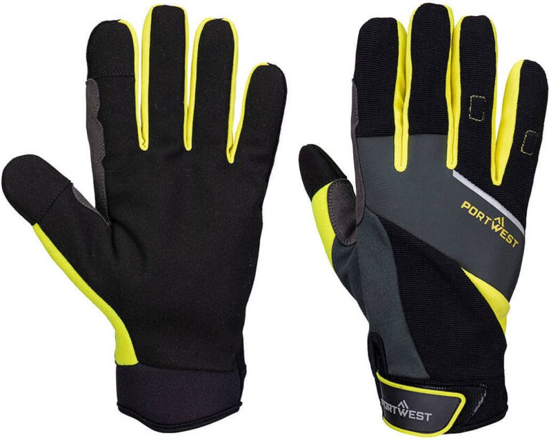 Schnittschutzhandschuhe DX4 LR Schwarz/Gelb XL - Größe 10