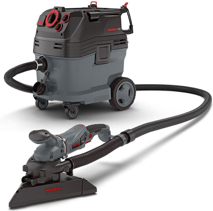 Trockenbau Schleifsystem Dustfree mit tsw 225 pro + vcm 530 pro - Menzer