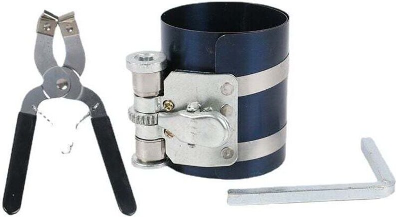 Auto-Kolbenringzange, 3-Zoll-Kolbenringkompressor 53-175 MM Zange zum Entfernen von Auto-Kolbenringen Werkzeuge zum Einb...