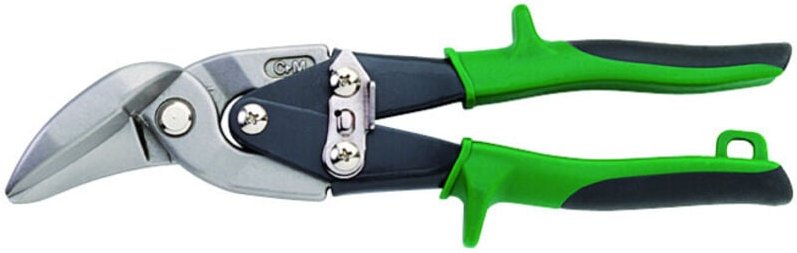 FREUND Idealschere Blechschere links, Hebelübersetzung, f. Edelstahlbleche geeignet, 01291240