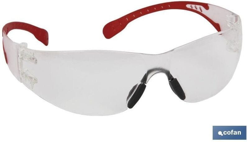 Schutzbrille, superleicht, 18 g, klare Linse