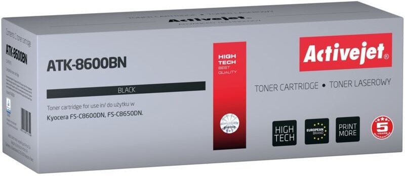 Activejet Toner für Kyocera TK-8600K neu ATK-8600BN