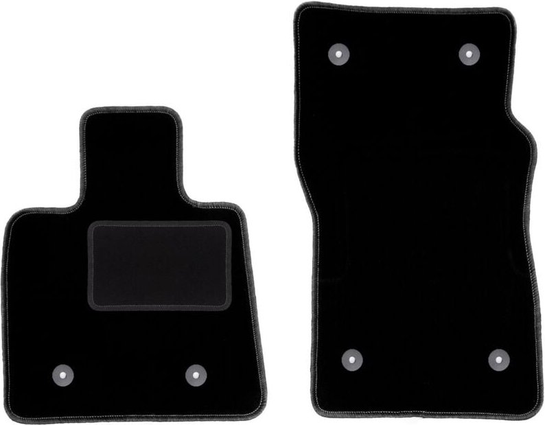 Vordere Matten schwarz für: Alfa Romeo Stelvio 2x4 (2WD) SUV (2016-)