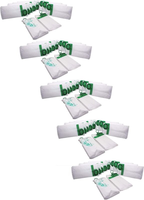 50x Staubsaugerbeutel kompatibel mit Vorwerk Kobold VK140, VK150, vk 140, vk 150 Staubsauger - Mikrovlies, 26cm x 14cm, ...