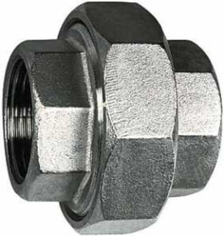 Lösb. Doppelgewindenippel, g 1/2 i., SW1 39, SW2 26, es 1.4408 - Riegler