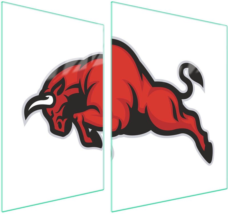 GLASSCHUTZPLATTE FÜR HERD 70x52 BYK