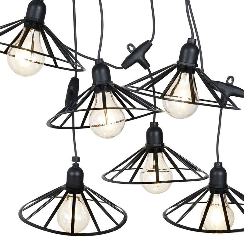 Garden loop with led lights and timer for outdoor use