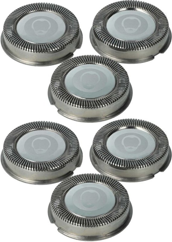 6x Ersatz-Scherköpfe kompatibel mit Philips HQ5802, HQ5806, HQ5800, HQ5801, HQ5813, HQ5814, HQ5811, HQ5812 Elektrorasier...