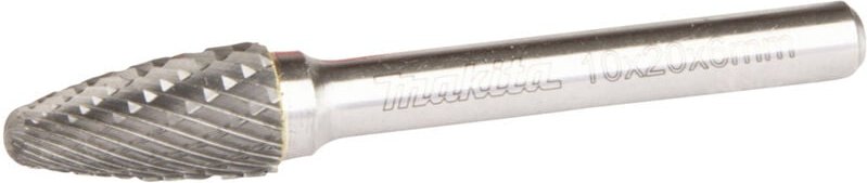 B-52788 Frässtift Hartmetall Rundbogen Produktabmessung, ø 10 mm Arbeits-Länge 20 mm Schaft - Makita