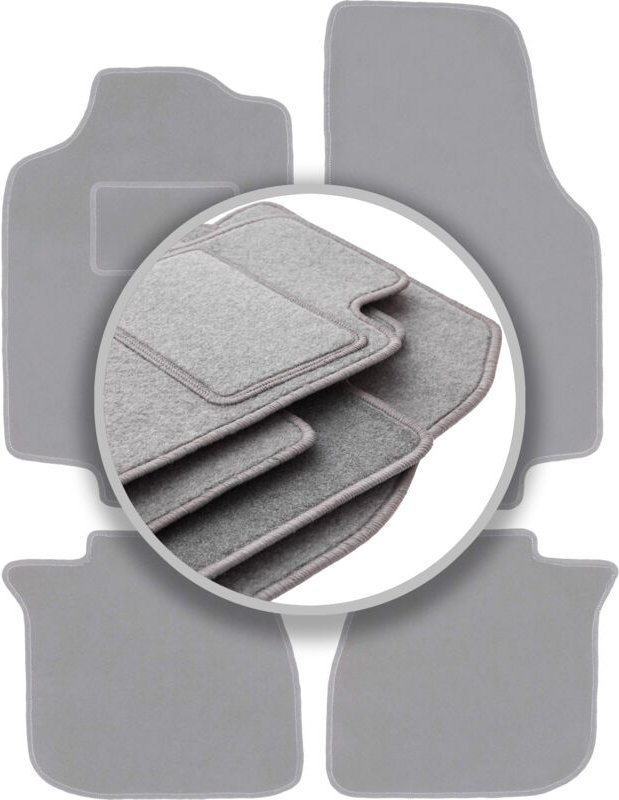 Graue Autofußmatten für: Lancia Lybra Limousine, Kombi, SW (1999-2005)
