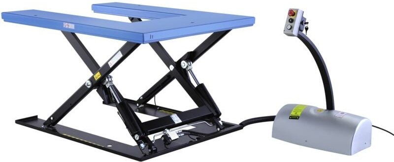 HanseLifter Hubtisch HTF-U mit U-Profil 230V Tragkraft 1000kg Hubhöhe 840mm