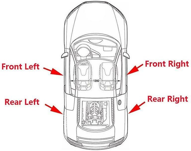 Woosien - Rechter interner Türgriff, Autotür-interner Antrieb für Fabia 2015–2017, 6v0837221a, 6v08222a