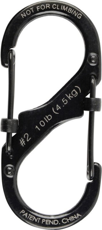 Nite Ize - NI-LSB2-01-R3 Karabiner SideLock S-Biner 2 50 mm x 22 mm x 8 mm 1 St.
