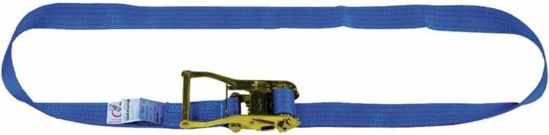 Dolezych - Zurrgurt din en 12195-2 Länge 8 m Breite 50 mm mit Ratsche lc u 5000 daN