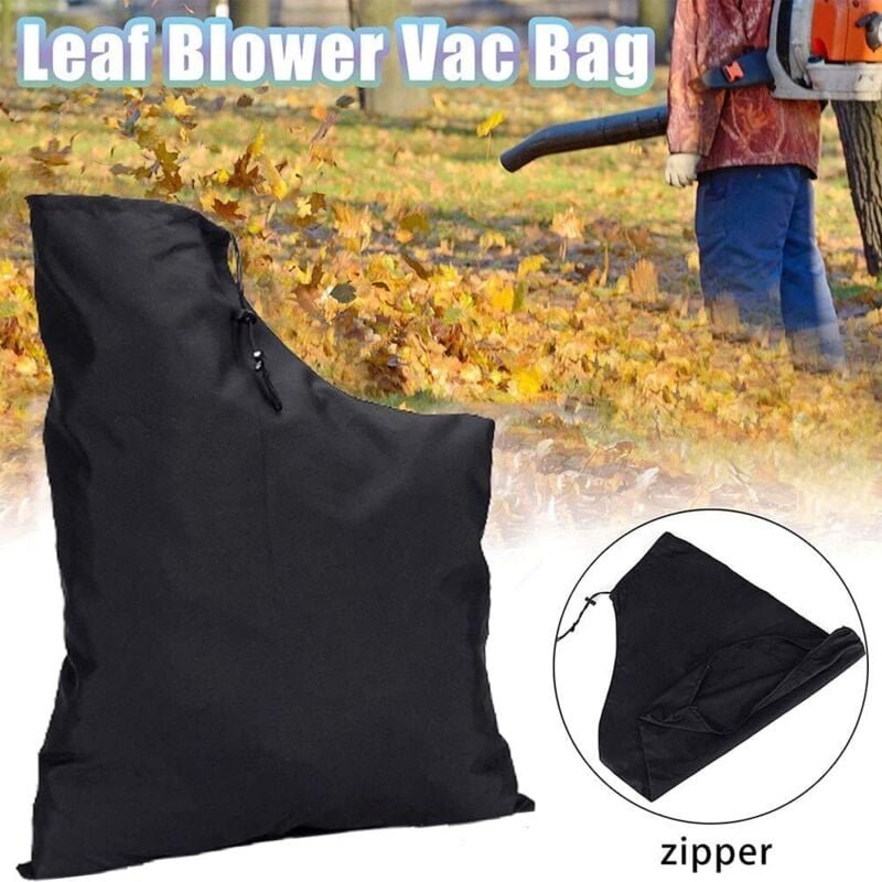 Sac de ramassage pour aspirateur de feuilles sac de ramassage en polyester sac de ramassage sous vide pour broyeur de fe...