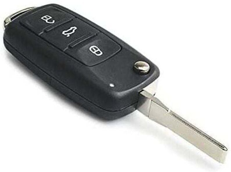 Odipie - Ersatz-Klappschlüsselgehäuse für Autoschlüssel, passend für vw Volkswagen Golf Mk6 T1guan Polo Passat cc Seat S...