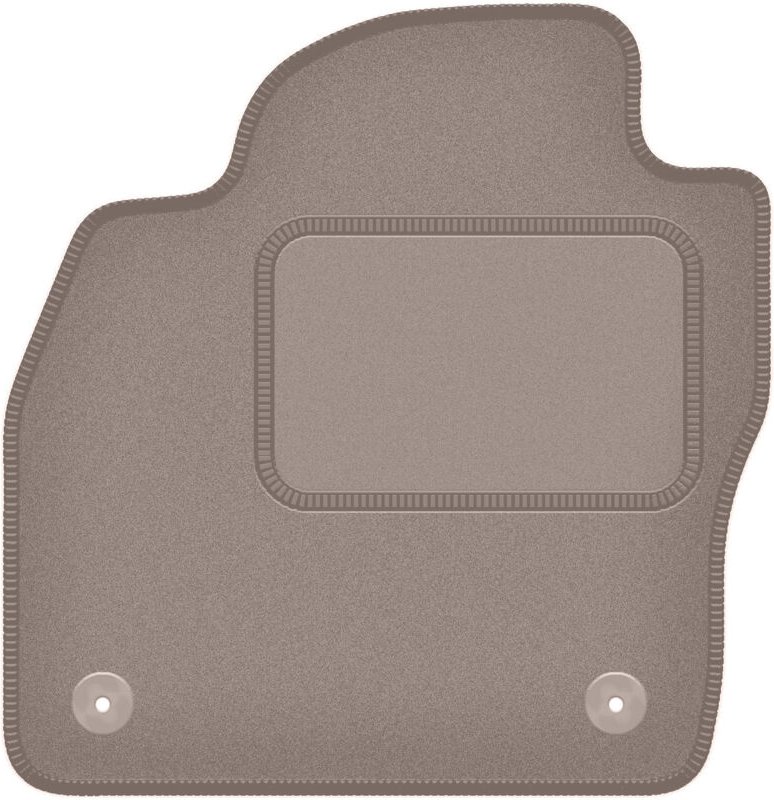 Beige Fahrermatte für: Seat Ibiza V Fließheck (2017-)